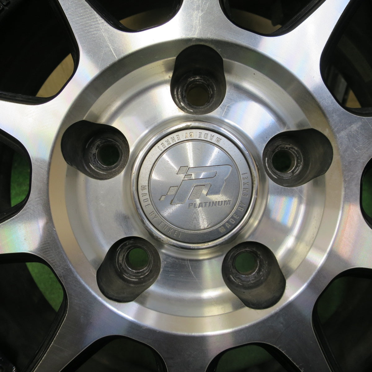 4本価格★RIVAZZA ENKEI 15インチ ホイール リヴァッツァ エンケイ 15×6J PCD114.3/5H★6071303NGホ