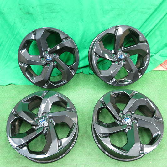 *送料無料* 新車外し★スバル SK フォレスター 純正 ENKEI エンケイ ホイール 18インチ 18×7J PCD114.3/5H★4042709ナホ