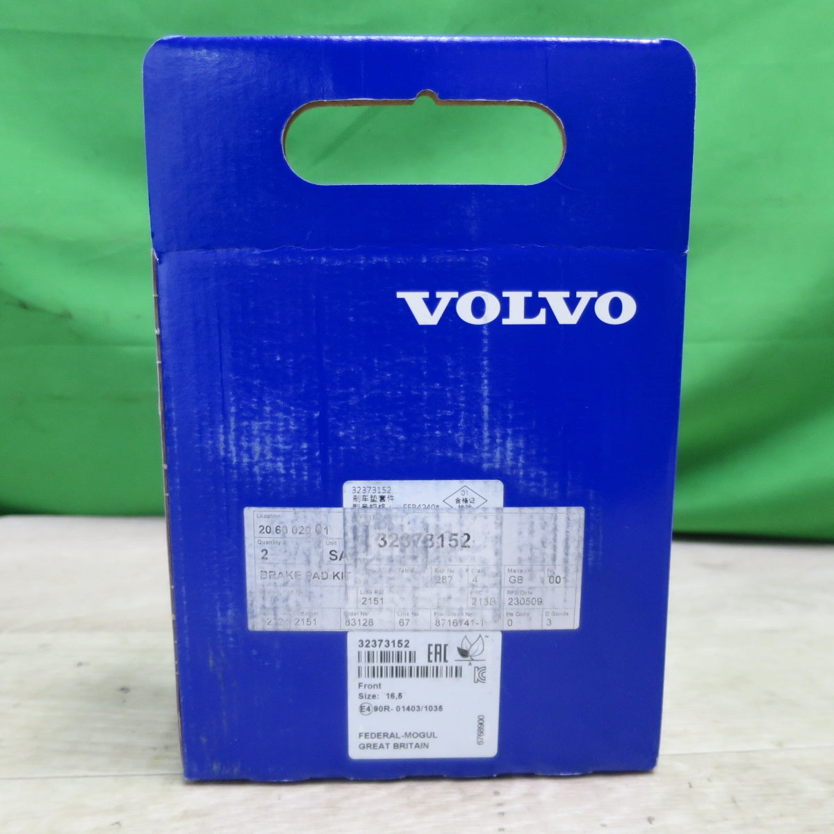 [送料無料] 未使用☆VOLVO 純正 前後 ブレーキ パッド 32373166 32373152 ボルボ☆