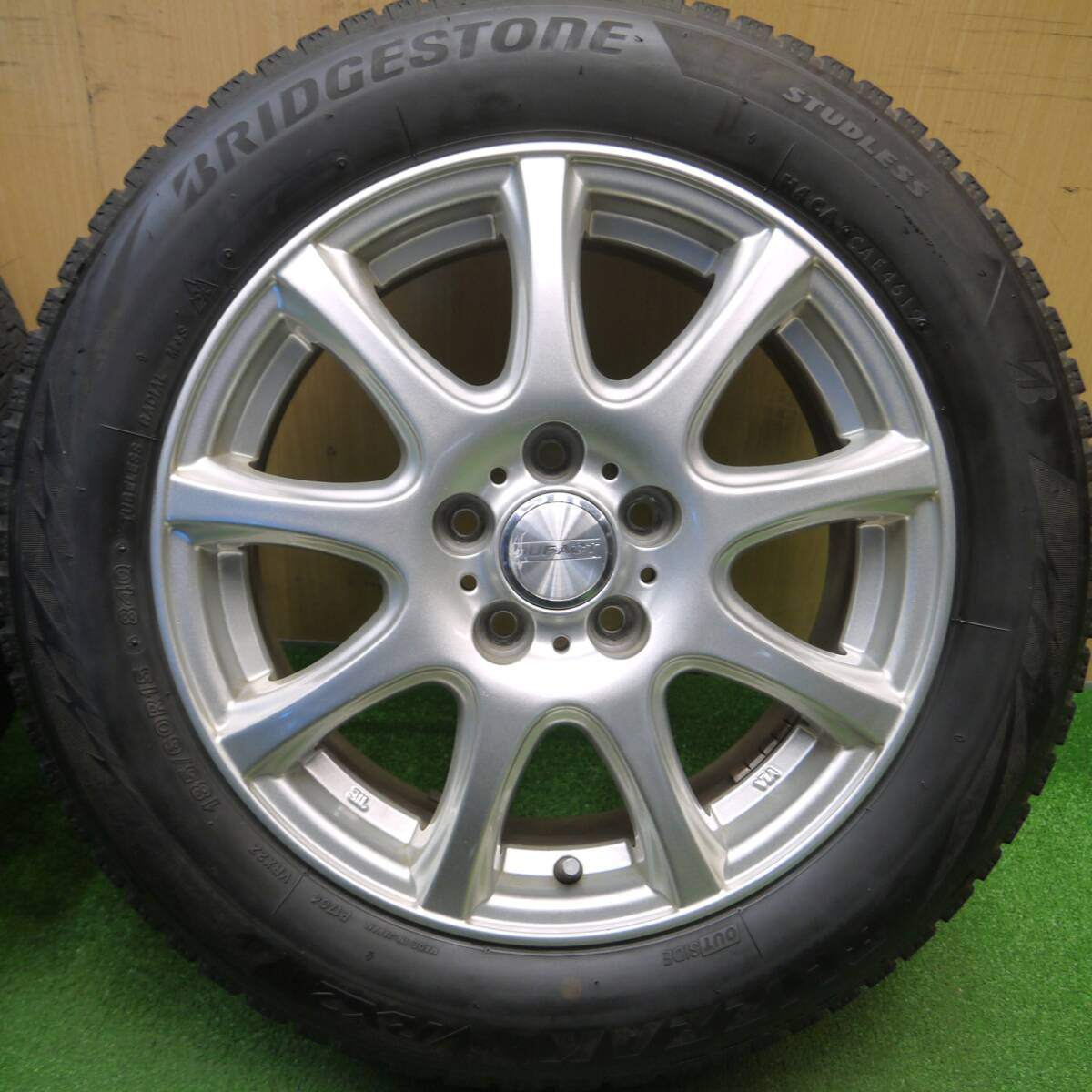 キレイ★シエンタ等 185/60R15 スタッドレス ブリヂストン ブリザック VRX2 DUFACT 15インチ PCD100/5H★5011710Hス