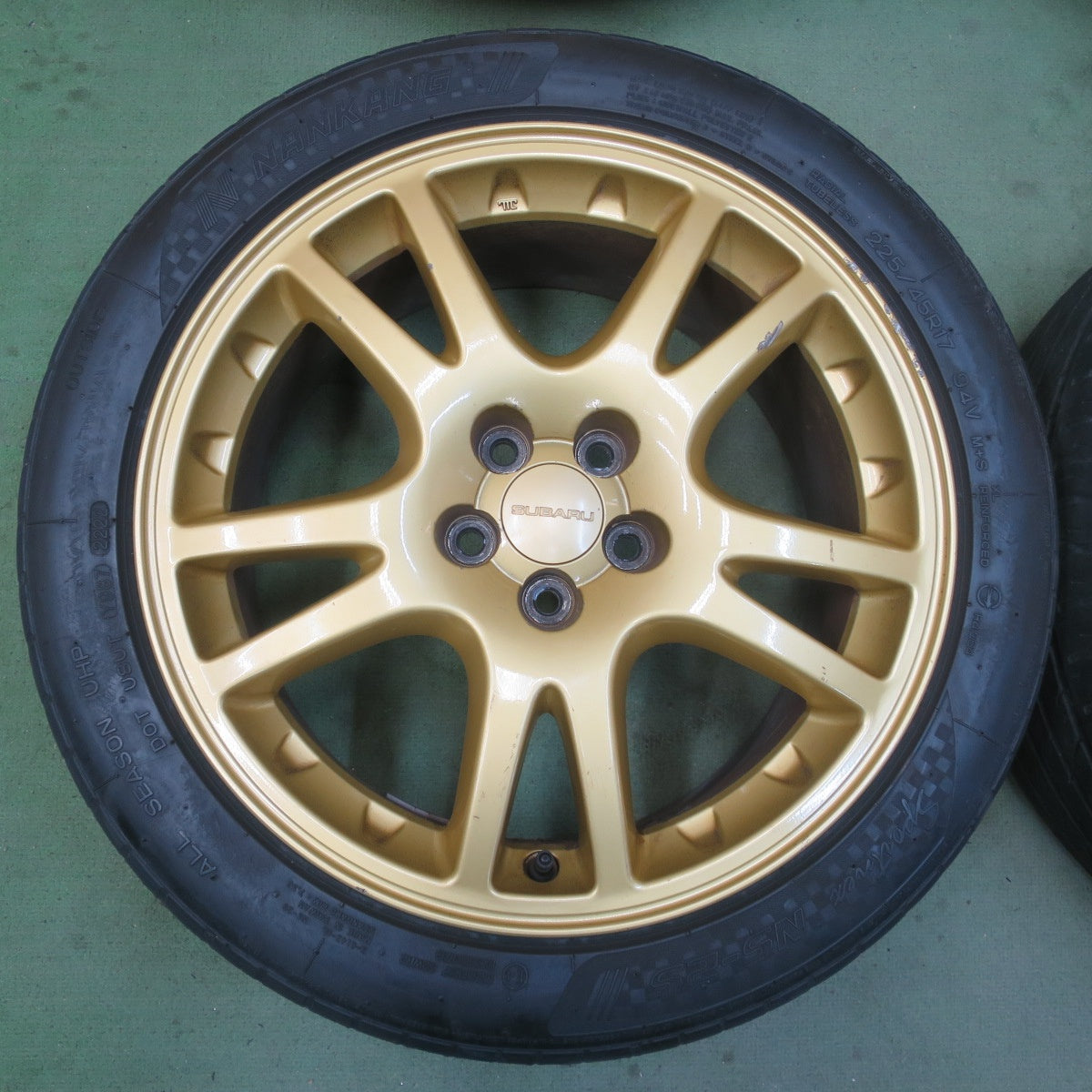 4本価格！22年★スバル GDB インプレッサ WRX STI 純正 225/45R17 ナンカン Sportnex NS-25 17インチ PCD100/5H★6041104イノ
