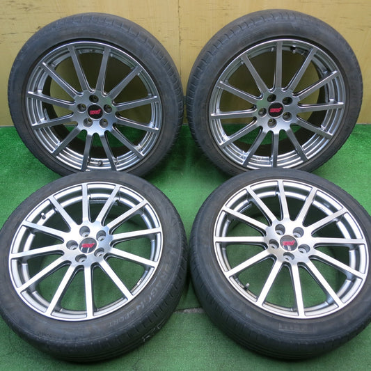 キレイ★スバル レガシィ BM/BR系 ts 純正 STi  225/45R18 ピレリ ドラゴン スポーツ TM 18インチ エンケイ PCD100/5H★5042603NJノ