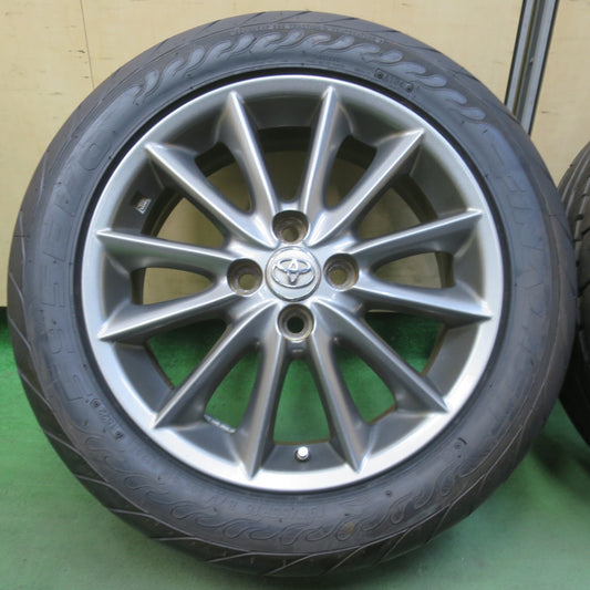バリ溝!22年!キレイ!ほぼ10分◎トヨタ 140系 カローラ フィールダー 純正 195/55R16 ファイナリスト 595EVO 16インチ PCD100/4H◎6093008イノ