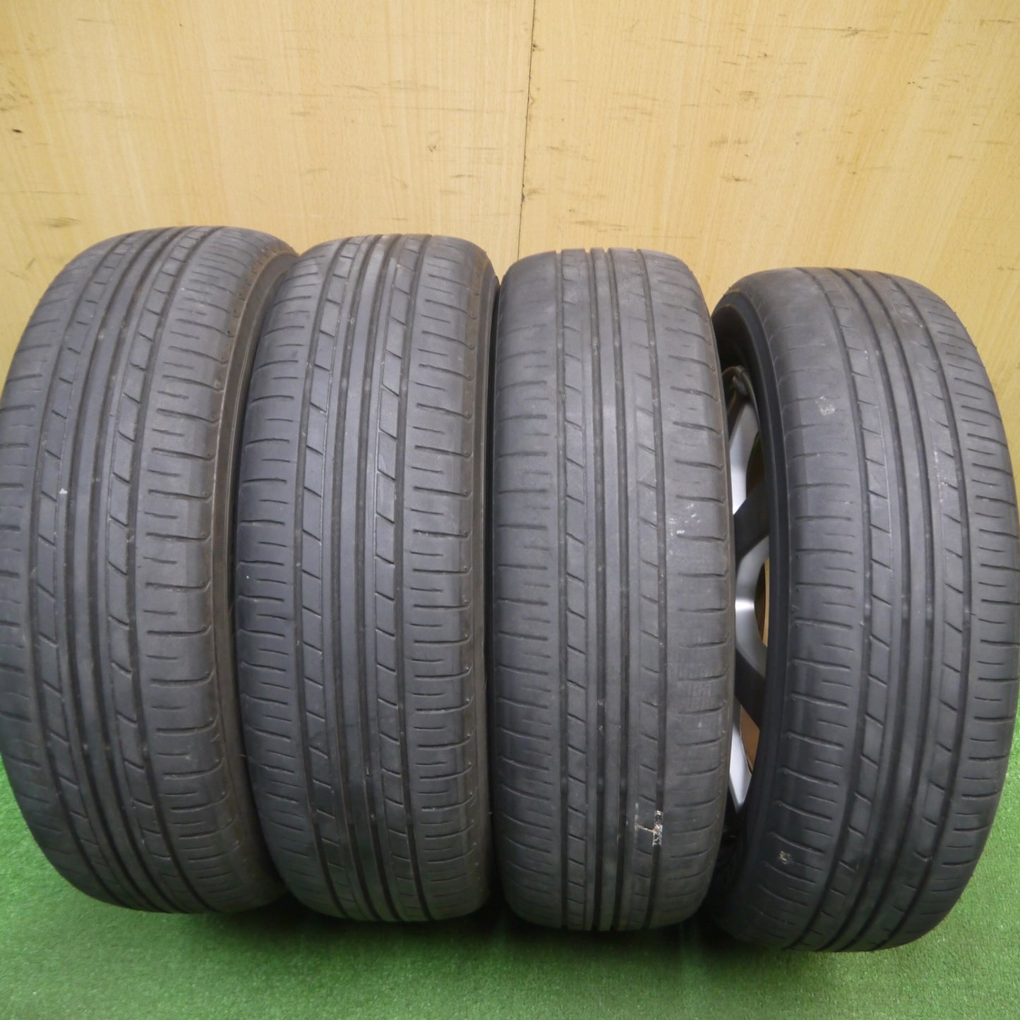 [送料無料] 4本価格★ダイハツ ムーヴ タント 等 純正 155/65R14 ヨコハマ エコス ES31 14インチ PCD100/4H★5010613Hノ