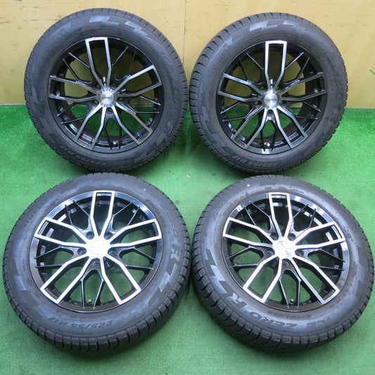 バリ溝！9.5分★BMW MINI 等 EUROBAHN SPORTECHNIC 225/55R17 スタッドレス ピレリ アイスゼロ R ユーロバーン スポーツテクニック PCD112/5H★5052003TNス