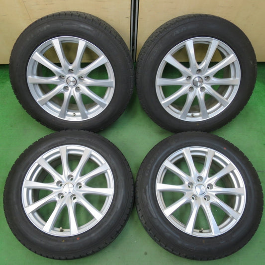 バリ溝！キレイ！9.5分★スタッドレス 225/60R18 グッドイヤー アイスナビ SUV ravrion RS01 ラブリオン 18インチ PCD114.3/5H★5040701イス