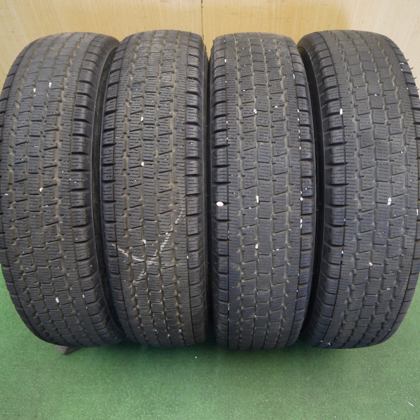 4本価格◎スタッドレス 145R12 6PR ブリヂストン W300 スチール ホイール 12インチ PCD100 110 114.3/4H マルチ◎6072908Hス