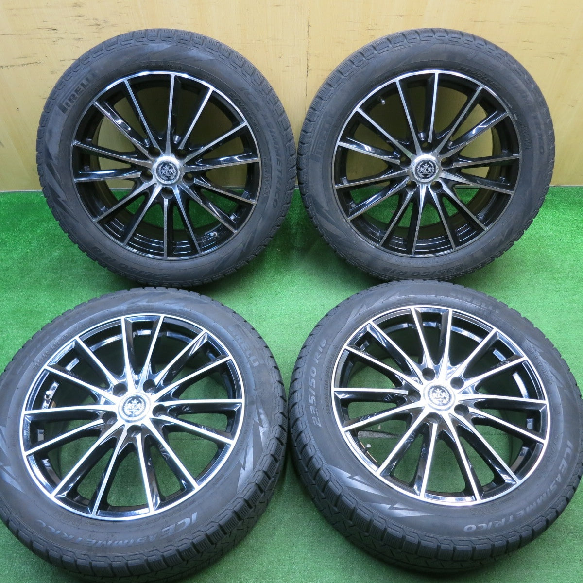 4本価格★Lehrmeister SOLAIA V7 235/50R18 スタッドレス ピレリ アイスアシンメトリコ レアマイスター ソライア 18インチ PCD114.3/5H★5041808TNノ