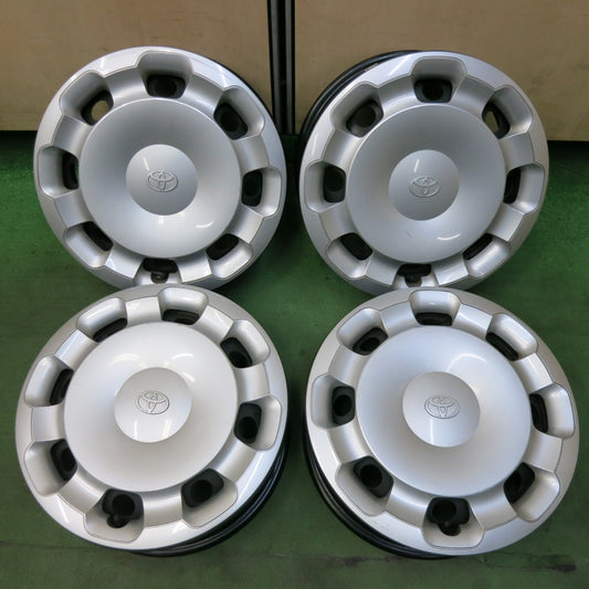 4本価格★トヨタ 10系 シエンタ 純正 スチール ホイール キャップ カバー 15インチ 15×5.5J PCD100/5H★5071108SYホ