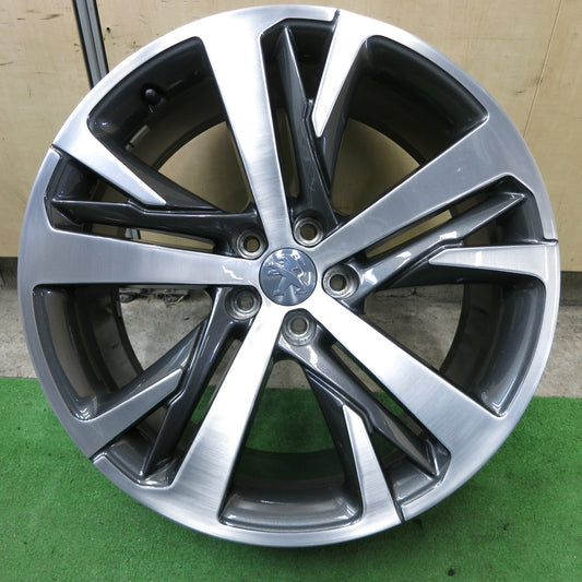 キレイ！1本★プジョー RCZ GTライン 純正 ホイール 19インチ 19×8.5J PEUGEOT PCD108/5H★5072603ナホ