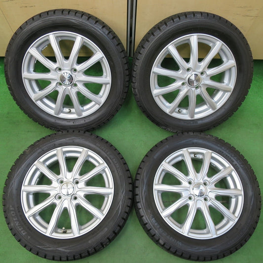 [送料無料] バリ溝！9分★スタッドレス 165/65R15 ダンロップ ウインターマックスWM01 JOKER ソリオ ハスラー等 PCD100/4H★4120702イス