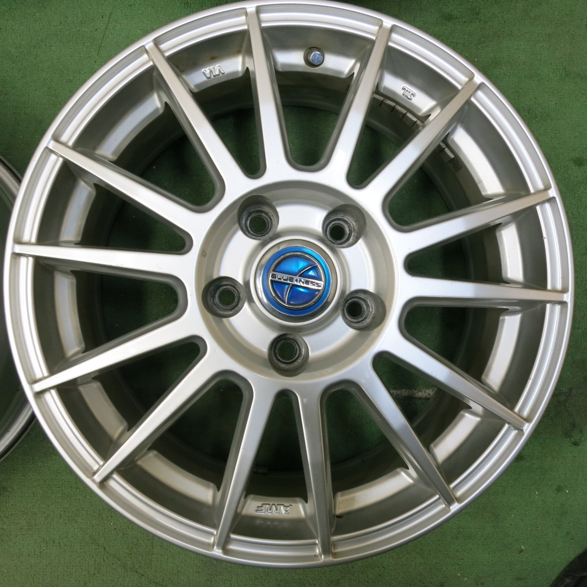 [送料無料] 4本価格★BLUE・NESS BN/2 weds 16インチ ホイール ブルーネス ウェッズ 16×6.5J PCD114.3/5H★5021403SYホ