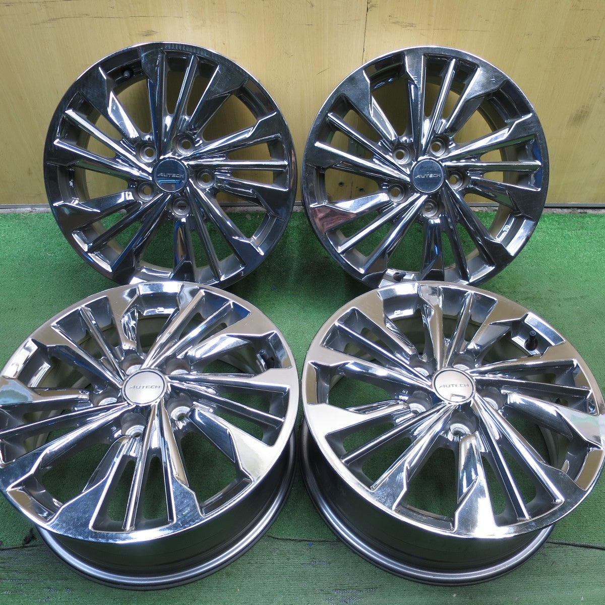 *送料無料* 4本価格★日産 C26 セレナ AUTECH 純正 ENKEI ホイール 16インチ オーテック エンケイ 16×6J PCD114.3/5H★4033001クホ