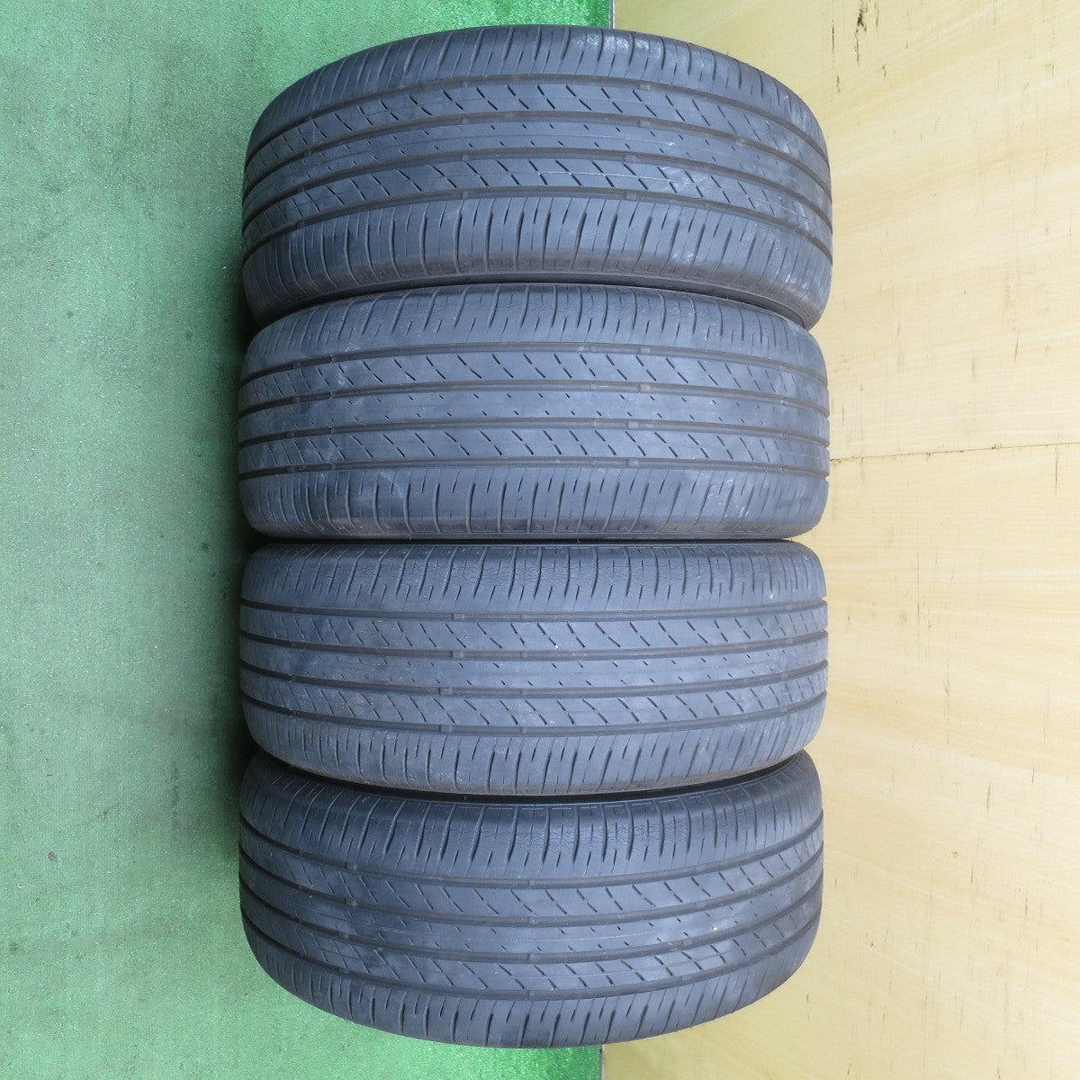 バリ溝！8.5分★LEONIS CH 215/50R17 ブリヂストン トランザ ER33 17インチ レオニス PCD114.3/5H★5071001NJノ