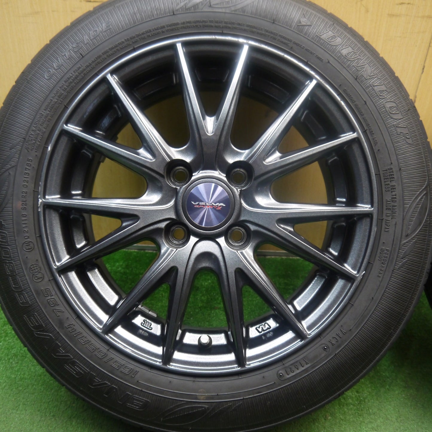 キレイ！22年★165/65R14 ダンロップ エナセーブ EC300+ ヨコハマ BluEarth-ES ES32 VELVA SPORTZ ヴェルヴァ 14インチ PCD100/4H★5092401Hノ