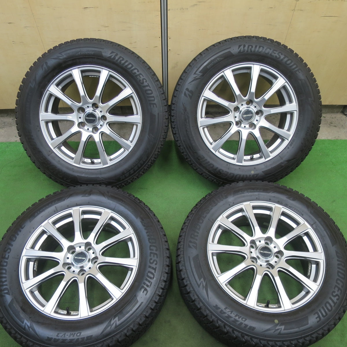 バリ溝！8.5分★スタッドレス 225/65R17 ブリヂストン ブリザック DM-V3 BALMINUM バルミナ 17インチ PCD114.3/5H★6022301TTス