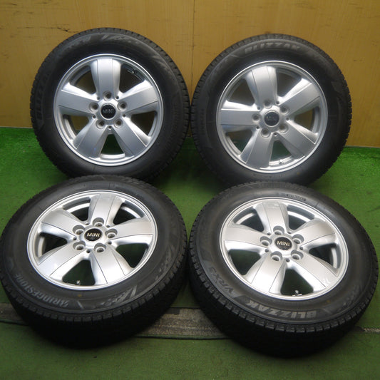 バリ溝！23年！キレイ！9.5分★MINI ミニ クーパー F56 純正 175/65R15 スタッドレス ブリヂストン ブリザック VRX3 15インチ PCD112/5H★5092202Hス