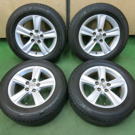 バリ溝！キレイ！9.5分★トヨタ 130系 マークX 純正 215/60R16 ブリヂストン エコピア NH100 16インチ PCD114.3/5H★5081803SKノ