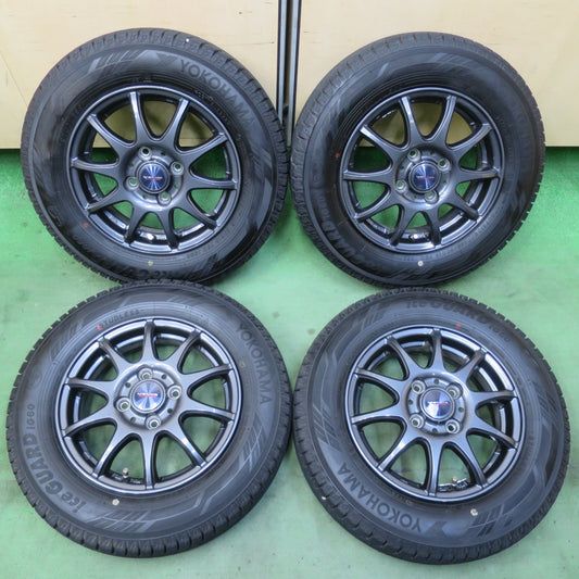 バリ溝！23年！9分★スタッドレス 145/80R13 ヨコハマ アイスガード iG60 VELVA CHARGE ヴェルヴァ 13インチ PCD100/4H★6011706イス
