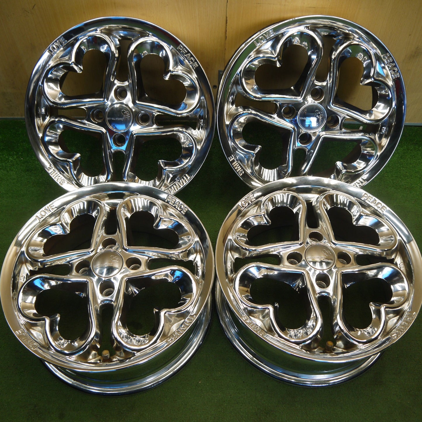 キレイ★PIAA JEWEL HEART 15インチ ピア ジュエルハート ホイール 15×6.0J PCD100/4H★6062907Hホ