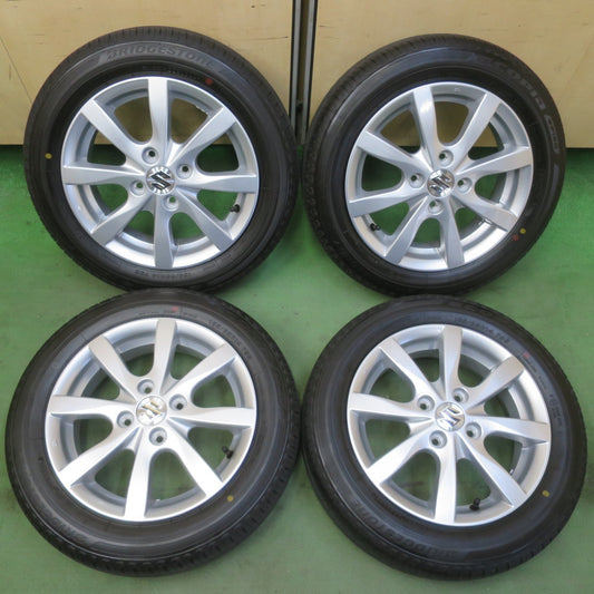 新車外し！24年★スズキ ワゴンR 純正 155/65R14 ブリヂストン エコピア EP150 14インチ PCD100/4H★6041809イノ
