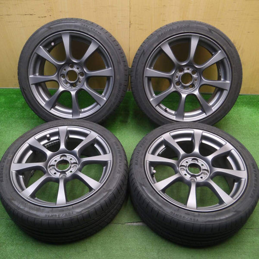 バリ溝！23年！8.5分★フィアット アバルト 500 純正 195/45R16 ミネルバ ラジアル F205 16インチ PCD98/4H★5030401Hノ