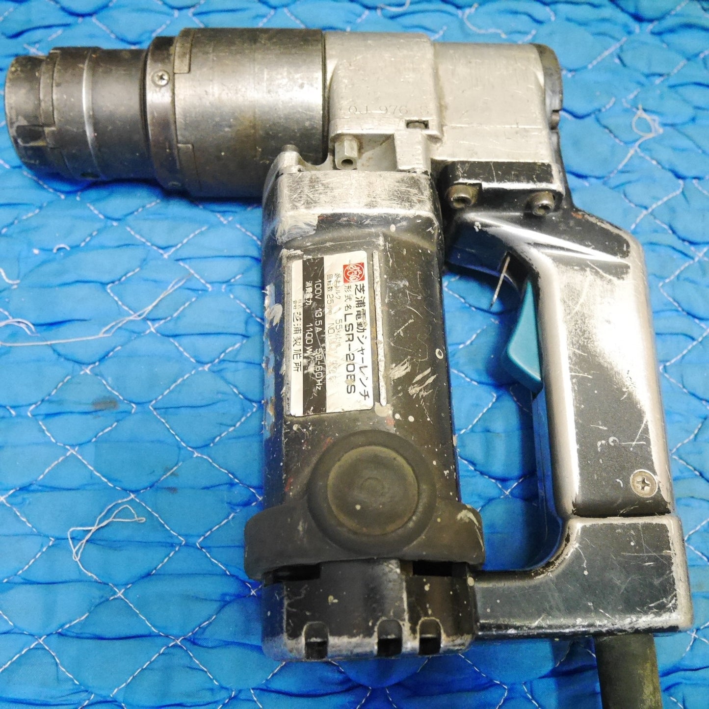 [送料無料] 付属品付き☆芝浦 電動 シャー レンチ LSR-20BS 電動 工具 コード式 100V シバウラ 締め付け②☆