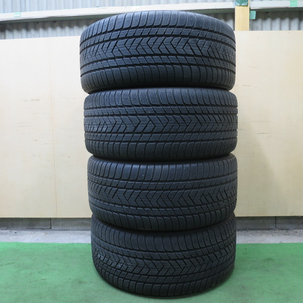 キレイ★ベンツ GLS 350d 純正 AMG 295/40R21 スタッドレス ピレリ スコーピオン TM ウインター 21インチ PCD112/5H★6020202ナス