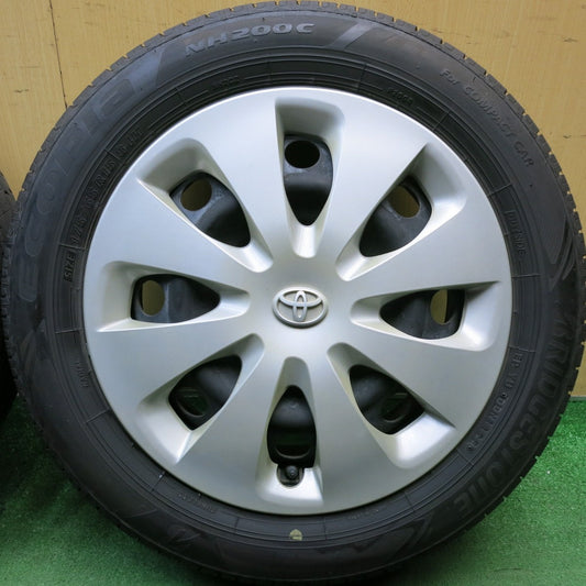 バリ溝!25年!9分◎トヨタ NHP10 アクア 純正 スチール 175/65R15 ブリヂストン エコピア NH200C 15インチ PCD100/4H◎6092707HAノ