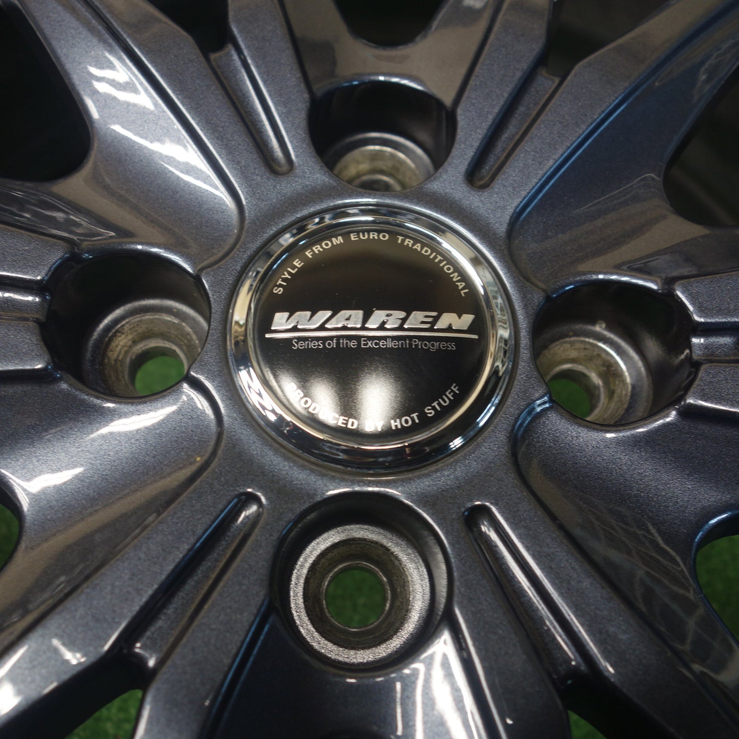 キレイ！22年★スタッドレス 185/60R15 アイスエスポルテ WAREN ヴァーレン 15インチ PCD100/4H★6051103KTス