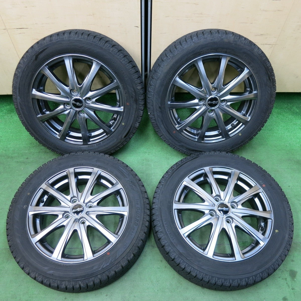 バリ溝！23年！8.5分★スタッドレス 165/65R15 ヨコハマ アイスガード iG60 EuroSpeed MANARAY SPORT ユーロスピード マナレイ 15インチ PCD100/4H★5022804SYス