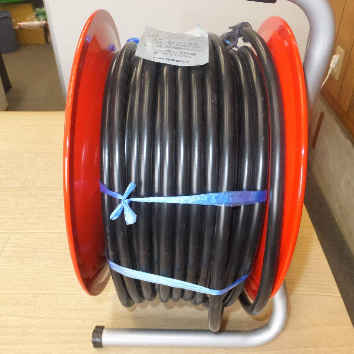 [送料無料] 未使用★畑屋 ハタヤ HATAYA トクサンデーリール TOKU SUNDAY REEL D-30R型 屋内用 Dtype 1.25mm×2C×30m★