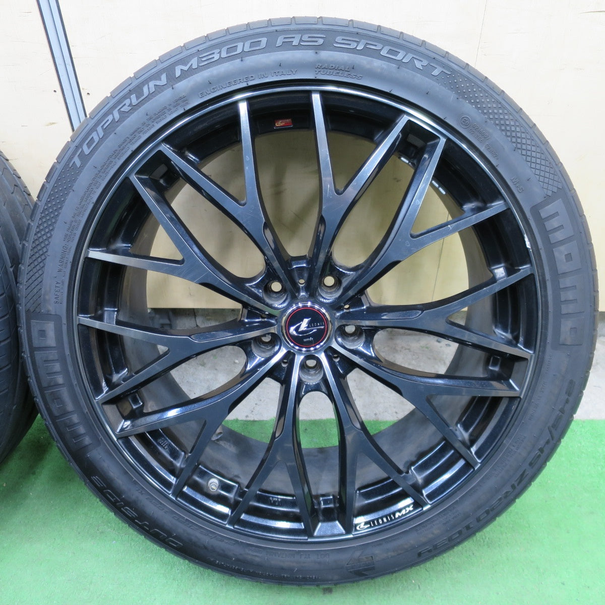 4本価格！24年★LEONIS MX 245/45R20 MOMO TOPRUN M300 AS SPORT レオニス 20インチ PCD114.3/5H★6021406ナノ