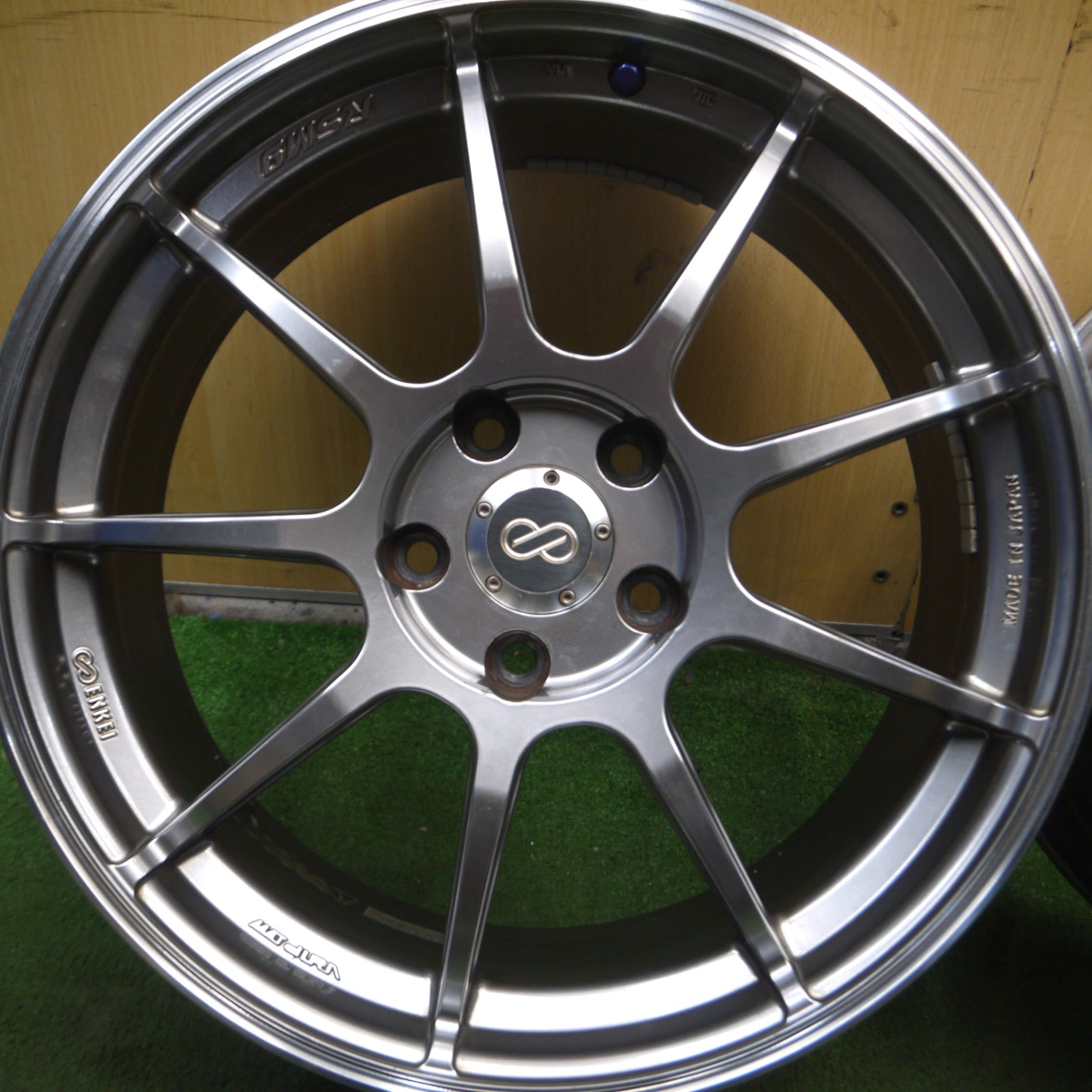 送料無料* 4本価格☆ENKEI RSM9 ホイール 18インチ エンケイ 18×7.5J
