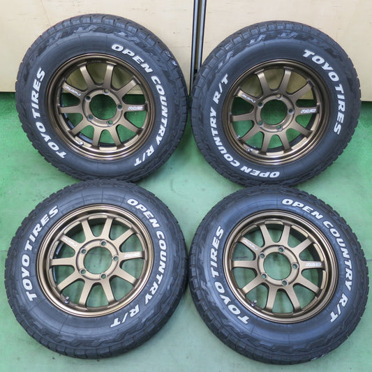キレイ！22年★RAYS A・LAP-J 185/85R16 105/103N 8PR トーヨー オープンカントリー R/T ホワイトレター レイズ 16インチ PCD139.7/5H★6033017イノ
