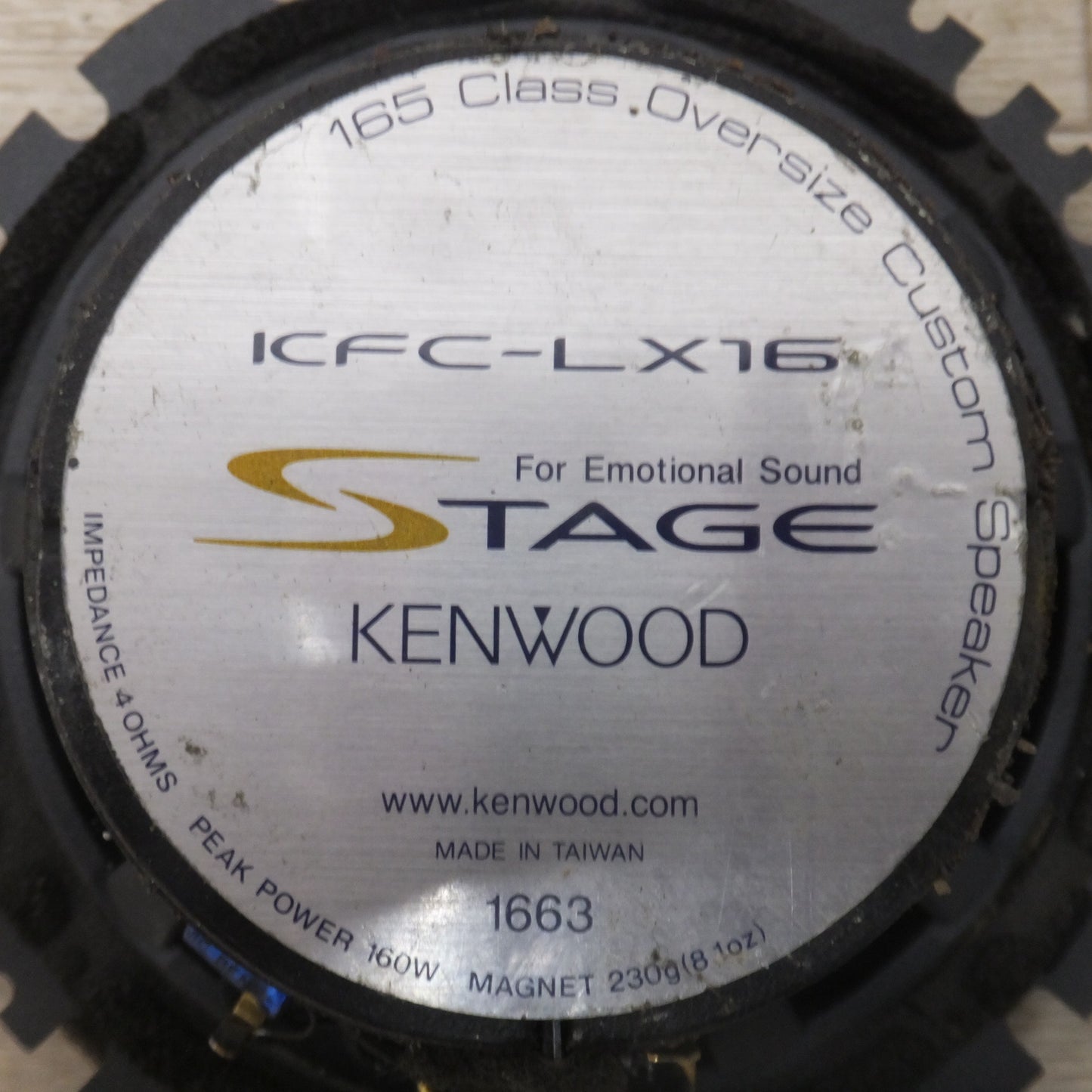 [送料無料] ★ケンウッド KENWOOD スピーカー ICFC-LX16 ICFC-LX17　2点 セット★