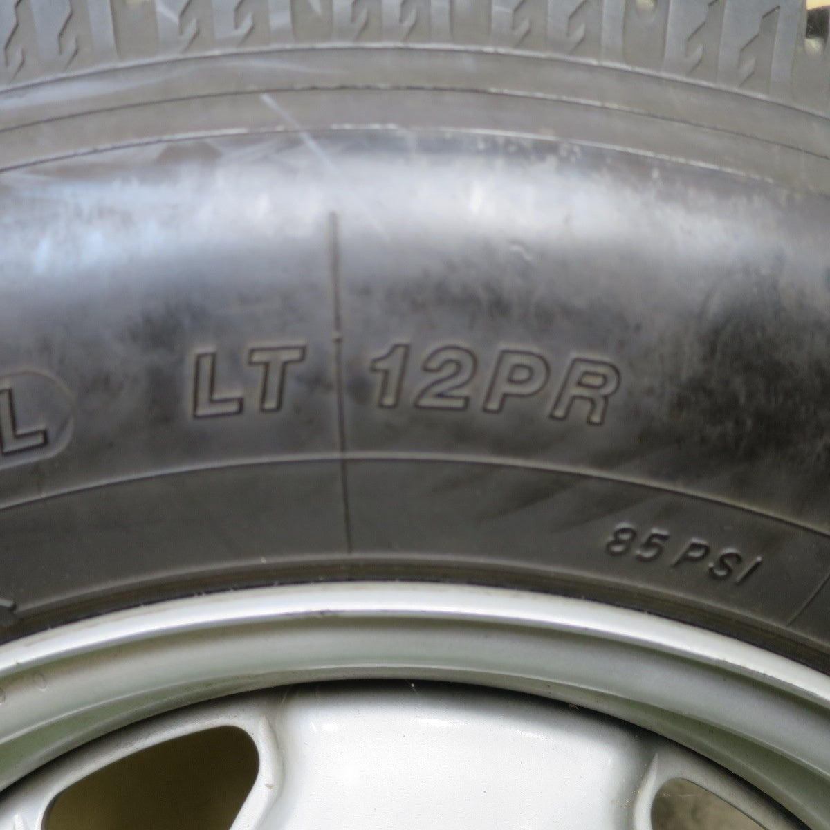 バリ溝！キレイ！9分！1本★スタッドレス 195/75R15 109/107L 12PR ヨコハマ アイスガード iG91 スチール ホイール 15インチ PCD139.7/6H★6012812ナス