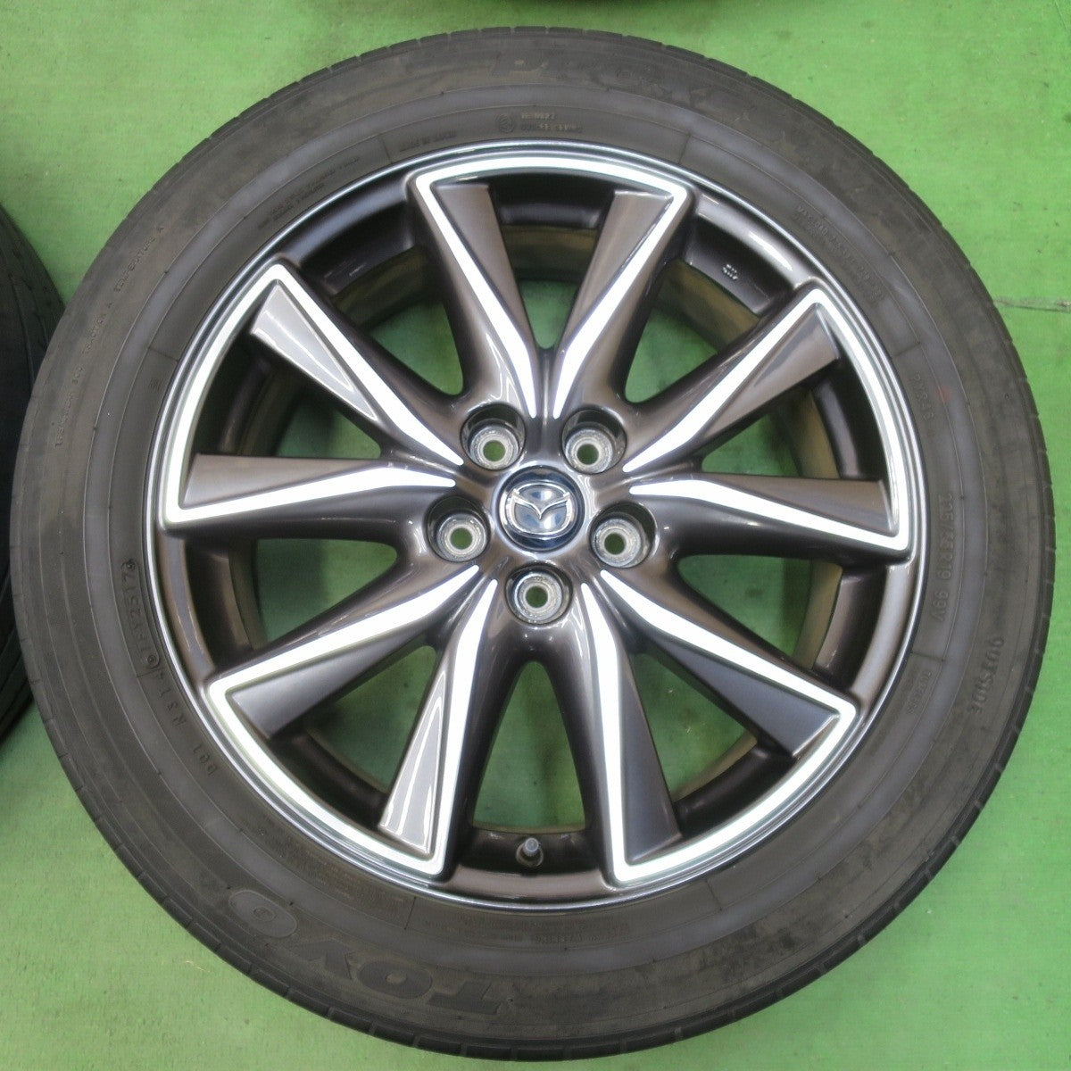 キレイ★マツダ CX-5 純正 225/55R19 トーヨー プロクセス R46 19インチ CX5 PCD114.3/5H★5032001イノ