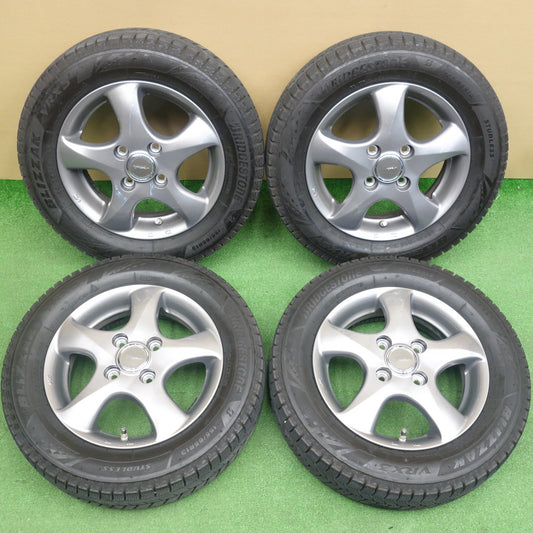 バリ溝！8.5分★スタッドレス 155/65R13 ブリヂストン ブリザック VRX3 TOPRUN トップラン 13インチ PCD100/4H★6032002KTス