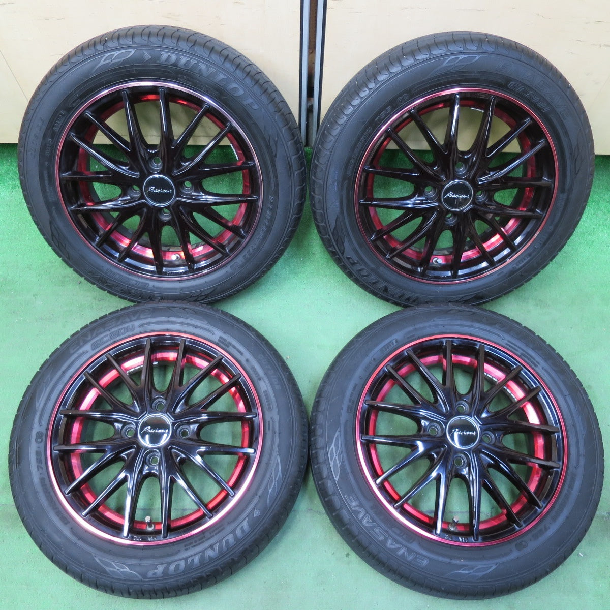 [送料無料] 4本価格★155/65R14 ダンロップ エナセーブ EC204 Precious プレシャス 14インチ PCD100/4H★5040607IMノ