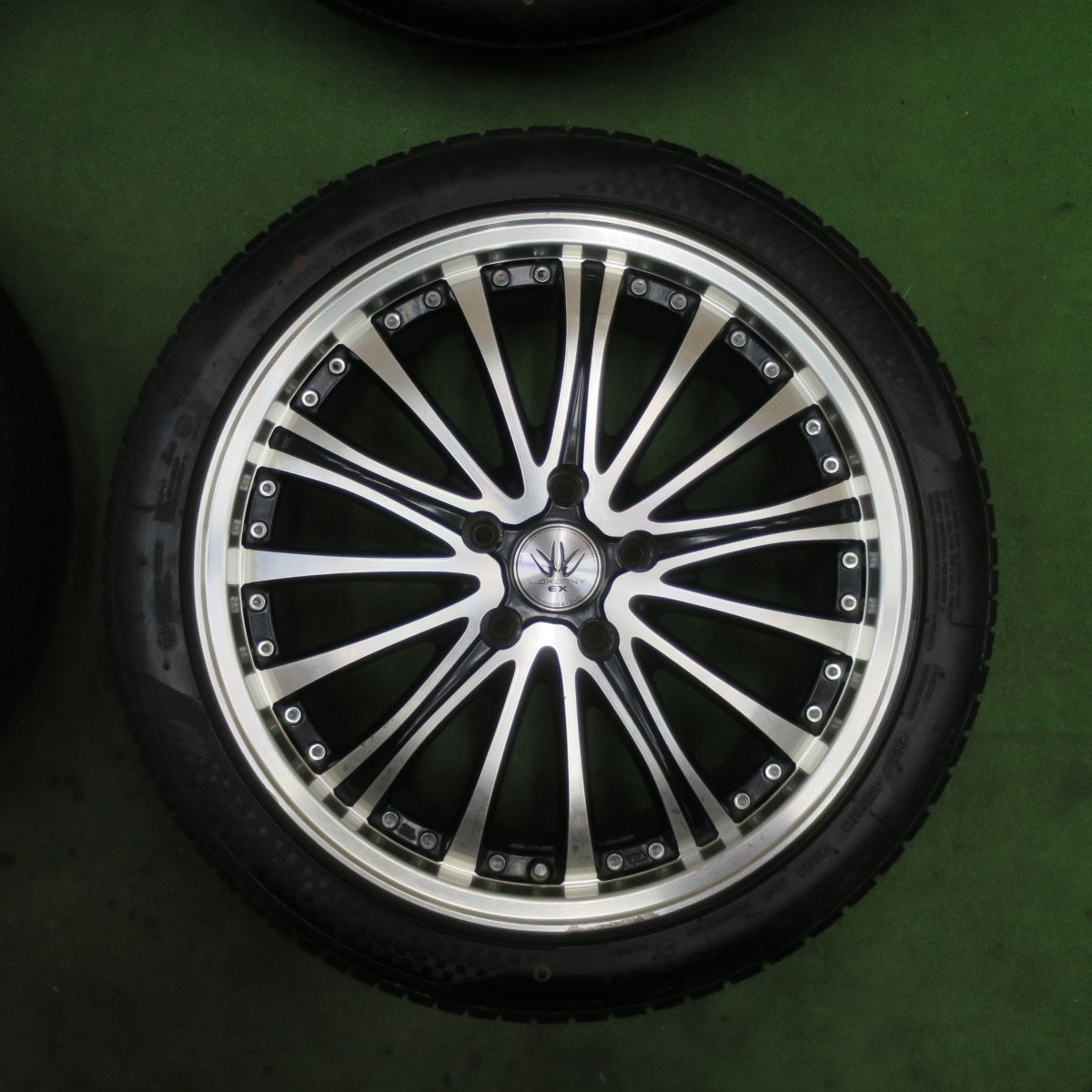 バリ溝！24年！9分★LOXARNY EX BADX 215/45R18 ナンカン Sportnex NS-25 オールシーズン ロクサーニ 18インチ PCD114.3/5H★6022104TTス