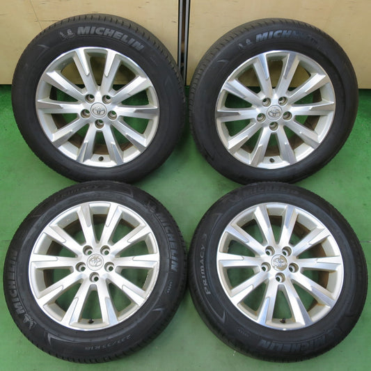 4本価格★トヨタ ヴァンガード 純正 235/55R18 ミシュラン プライマシー3 18インチ PCD114.3/5H★5050214イノ