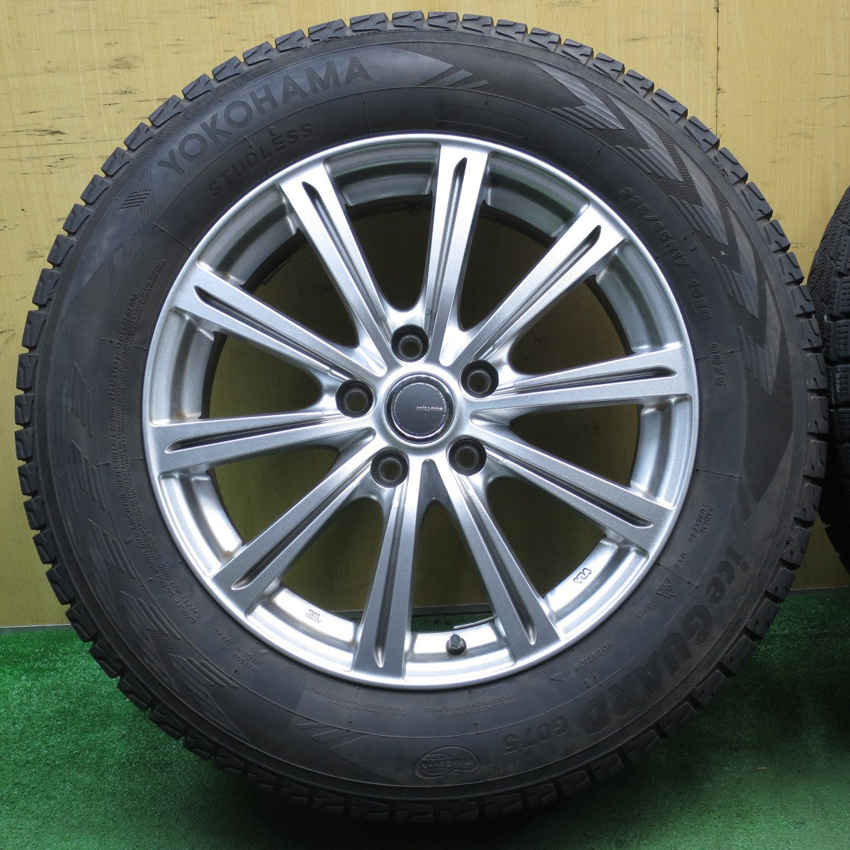 4本価格★スタッドレス 225/65R17 ヨコハマ アイスガード G075 MiLLOUS ミルアス 17インチ PCD114.3/5H★5060702NJス