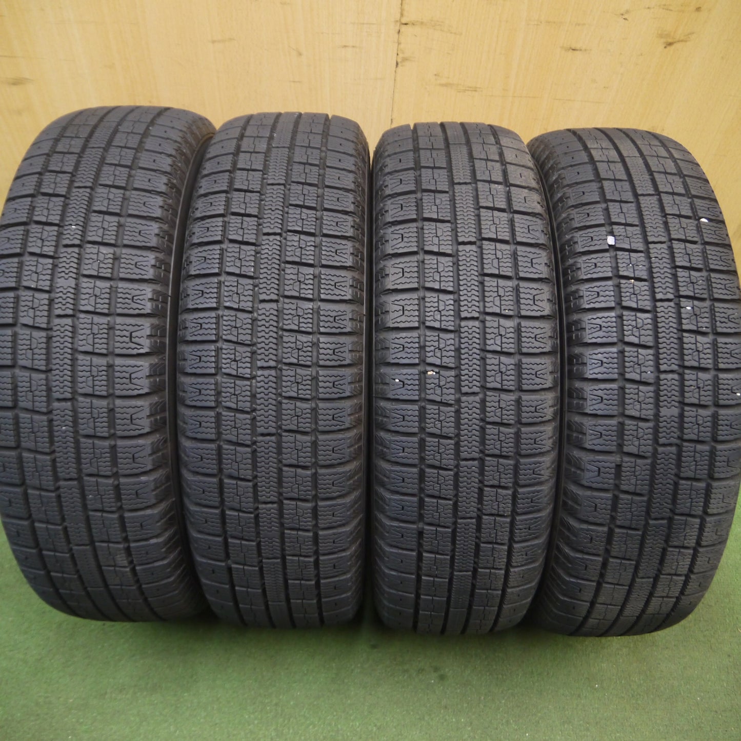 *送料無料* バリ溝！9分★スタッドレス 155/65R13 トーヨー ガリット G5 Exceeder エクシーダー 13インチ PCD100/4H★4060705Hス