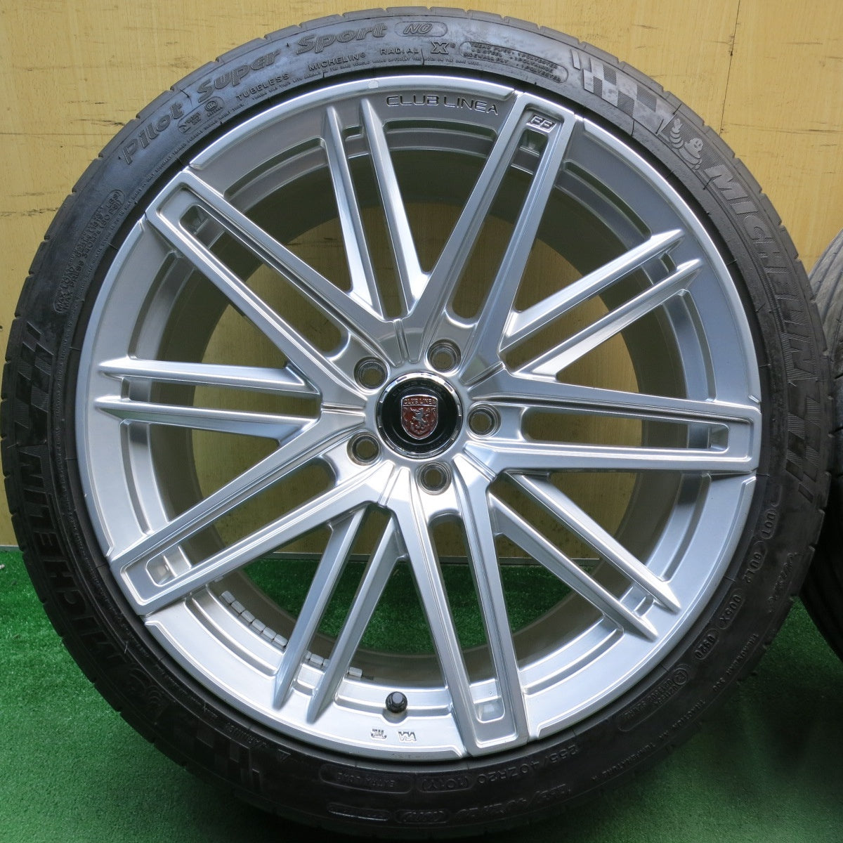 4本価格◎ベンツ 等 CLUB LINEA CRIMSON 255/40R20 ミシュラン Pilot Super Sport NO クラブ リネア クリムソン 20インチ PCD112/5H◎6071810HAノ
