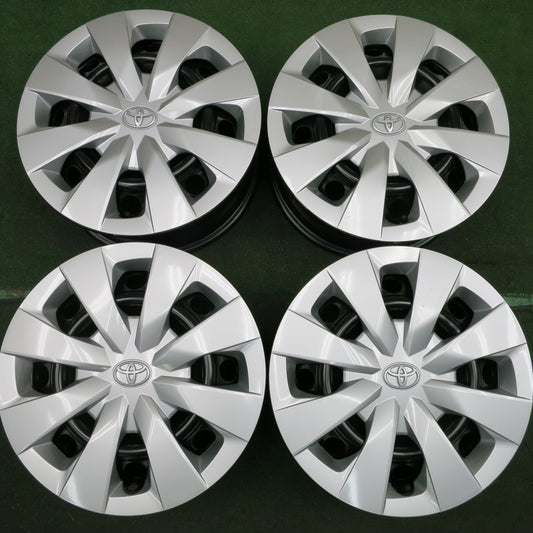 *送料無料* 新車外し★トヨタ カローラ ツーリング 純正 スチール ホイール 15インチ 15×6J PCD100/5H★4060805HAホ