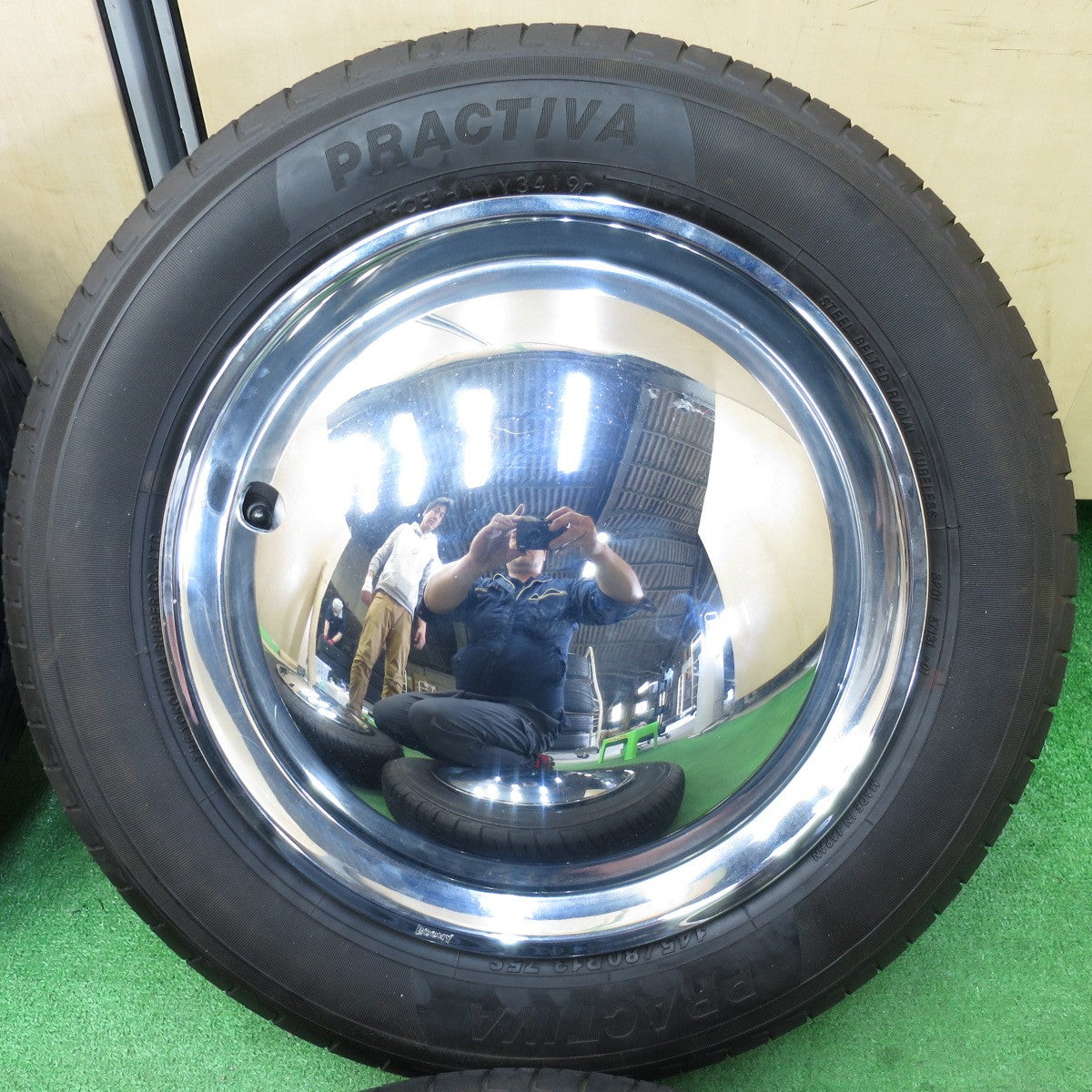*送料無料* バリ溝！8.5分★ダイハツ 純正 スチール BOONY VENPLA 145/80R13 PRACTIVA プラクティバ 13インチ PCD100/4H★4042204KMノ