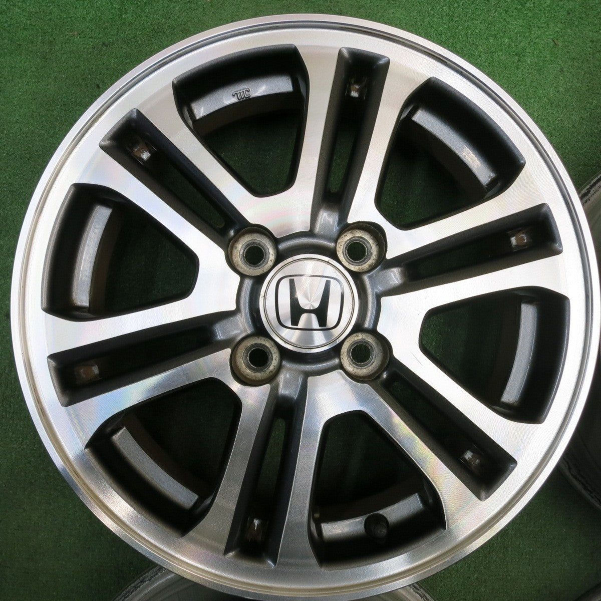 キレイ★ホンダ JF1 JF2 N-BOX 純正 ホイール 14インチ 14×4.5J NBOX Nボックス PCD100/4H★6062405HAホ