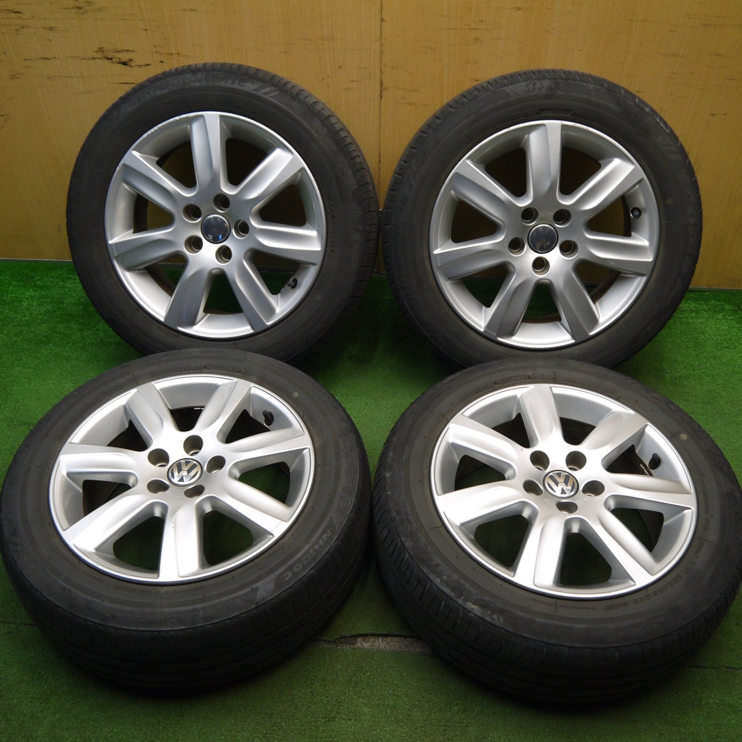 4本価格★ワーゲン ポロ 純正 185/60R15 ブリヂストン エコピア NH100C 15インチ PCD100/5H★5050911Hノ