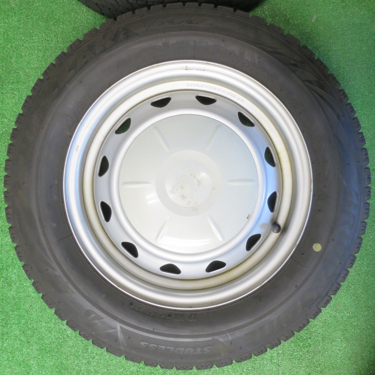 4本価格★スタッドレス 175/70R14 ブリヂストン ブリザック VRX2 スチール ホイール 14インチ PCD 100 114.3/4H マルチ★6041701NJス